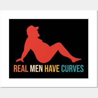 Real Men Have Curves Posters and Art